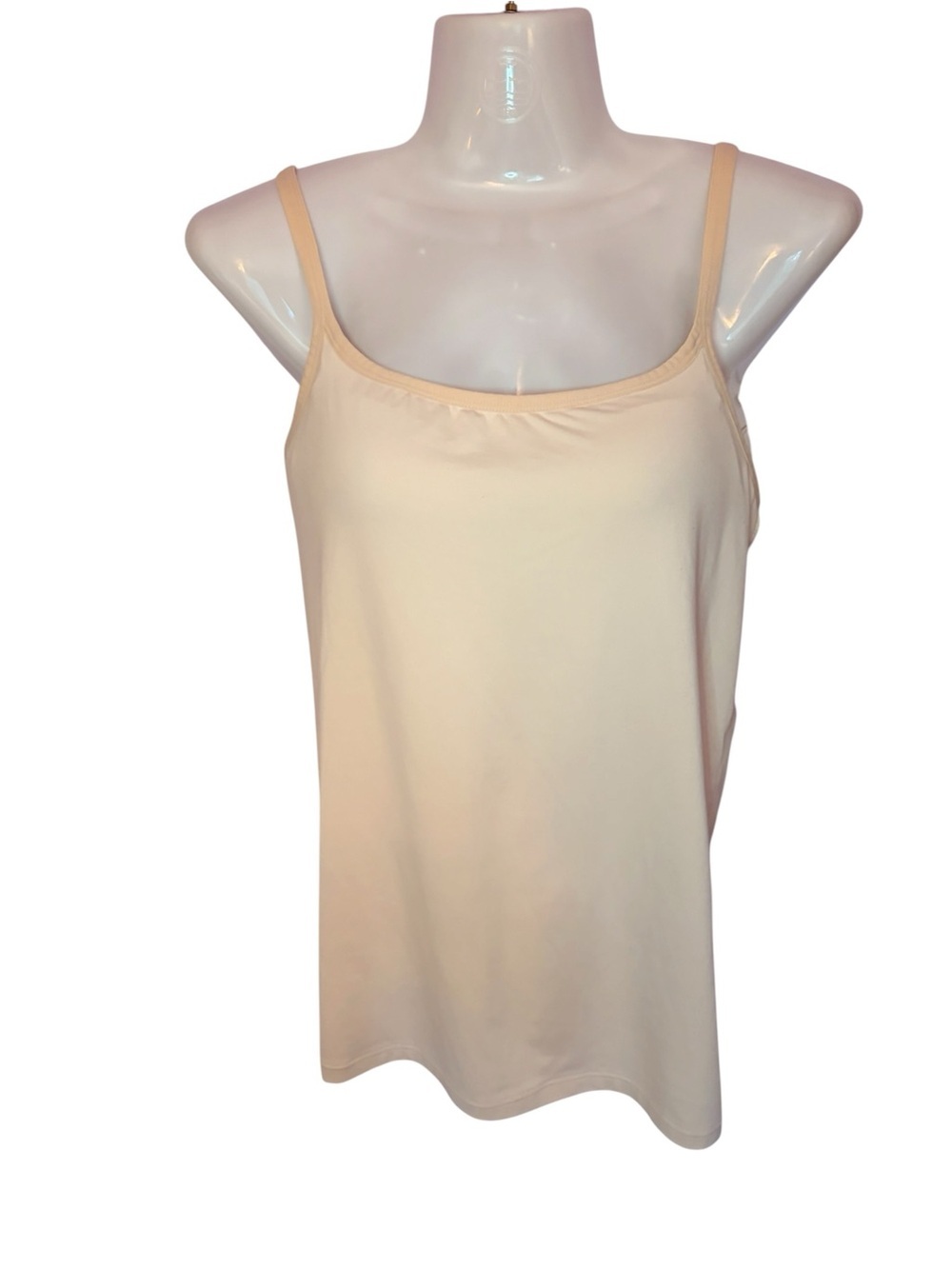 Uniqlo AIRism Cream Beige Stretch Camisole with cups